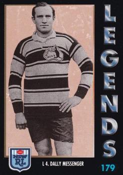 1994 Dynamic Rugby League Series 1 #179 Dally Messenger Front